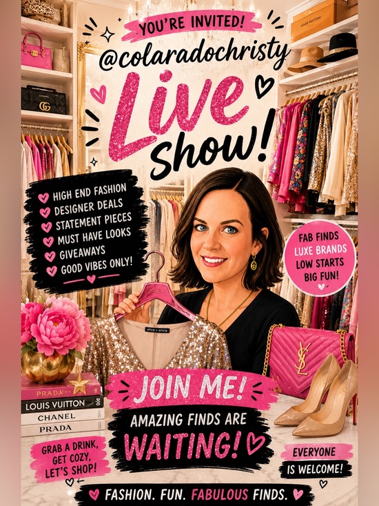 COLORADO CHRISTY Other - 🛍️👗👠Like This Listing To Be Notified When I Go Live🛍️👗👠